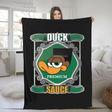 Discover Duck Sauce Fleece Blankets