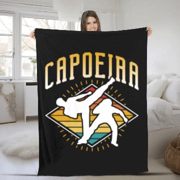 Discover Capoeira Hobby Training Brazilian Martial Arts Fleece Blankets