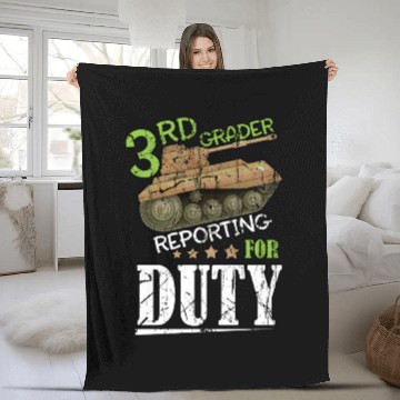 Discover 3rd Grade Boy Third Grade Crew Third Grader Report Fleece Blankets
