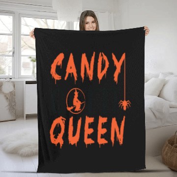 Discover candy corn Fleece Blankets