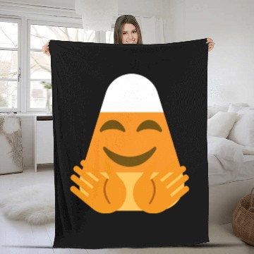 Discover Hug Hugging Candy Corn Halloween Costume Fleece Blankets