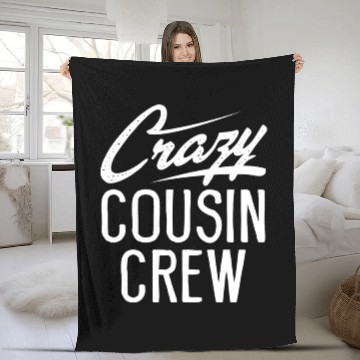 Discover Cousin Crew Family Matching Christmas Fleece Blankets