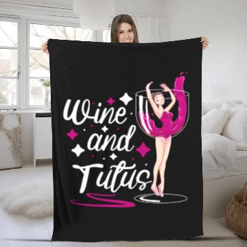 Discover Ballet Ballerina Dance Dancer Dancing Ballet Gift Fleece Blankets