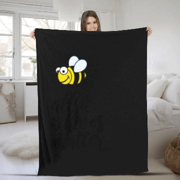Discover Save The Bees Earth Day Fleece Blankets
