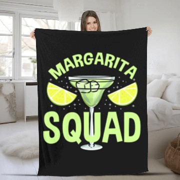 Discover Margarita Squad For Margarita Lover Fleece Blankets