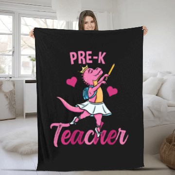 Discover Pre-K Teacher Ballet Back To School Girls Fleece Blankets