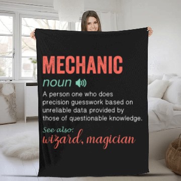 Discover Noun Definition Nutrition for a Mechanic Fleece Blankets