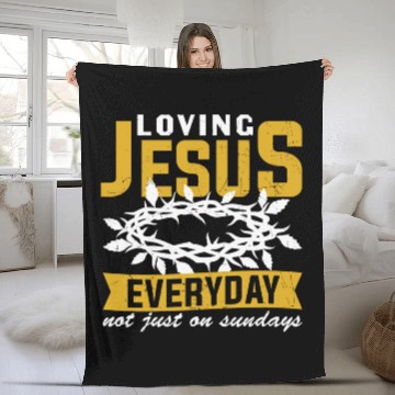 Discover Christian Sayings Fleece Blankets