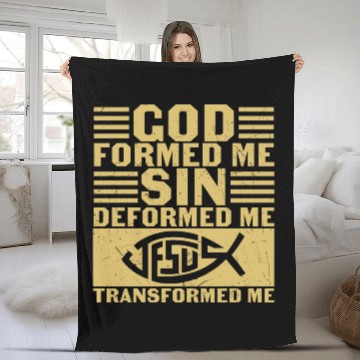 Discover Christian Sayings Fleece Blankets