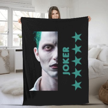 Discover joker design HD, For gift mom, or gift your love. Fleece Blankets