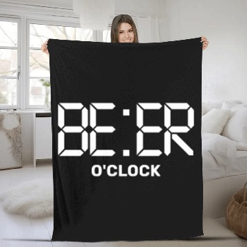 Discover BEER O'clock Fleece Blankets