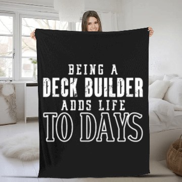 Discover Trading Card Game Collector Life Deck Booster Fleece Blankets