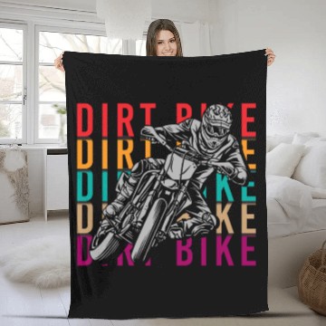Discover Motorcycle Motor Sports Mechanic Motor Race Fleece Blankets