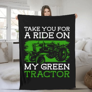 Discover Harvester Agriculture Farm Rural Youth Fleece Blankets