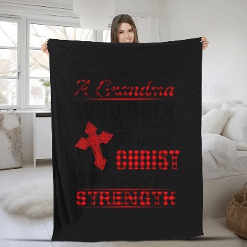 Discover Never underestimate a grandma Fleece Blankets