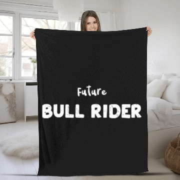 Discover Future Bull Rider - Texas Fleece Blankets