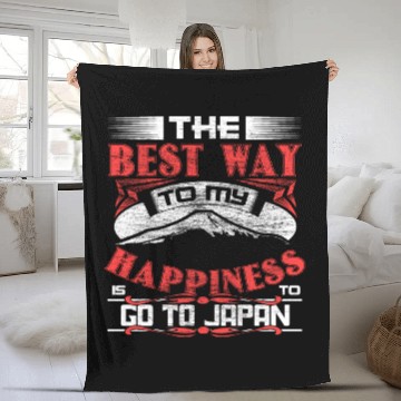 Discover Japan Senpai Japanese Fleece Blankets