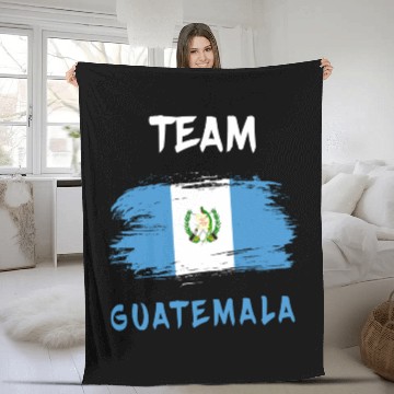 Discover Team Guatemala flags design Fleece Blankets
