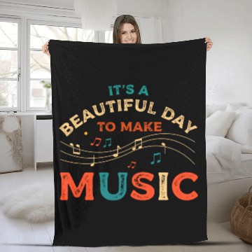 Discover Music Teacher Musician Singer Music Lover Fleece Blankets