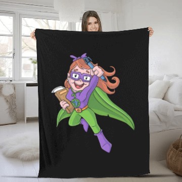 Discover Superhero Teacher Fleece Blankets