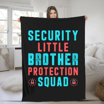 Discover Security Little Brother Protection Squad Fleece Blankets