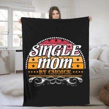 Discover Single Mother Son Fleece Blankets