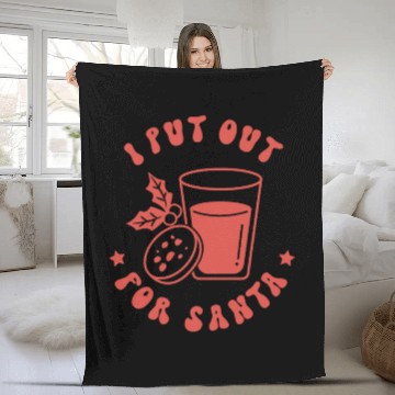 Discover I put out for Santa Fleece Blankets