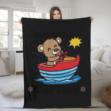 Discover Sailing Sailboat Boating Kid Child Yacht Boat Fleece Blankets