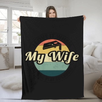 Discover Cornhole Bean Bag Toss Lawn Game Husband Wife Fleece Blankets
