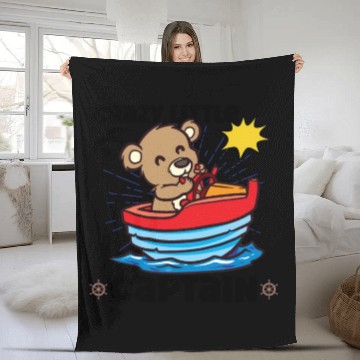 Discover Sailing Sailboat Boating Kid Child Yacht Boat Fleece Blankets