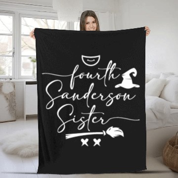 Discover Fourth Sanderson sister funny halloween Fleece Blankets