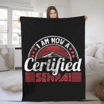 Discover Japan Cherry Blossom Country Fleece Blankets