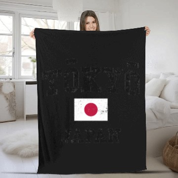 Discover Tokyo Fleece Blankets