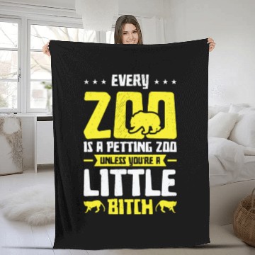 Discover Zookeeper Petting Wildlife Zookeeping Nature Fleece Blankets