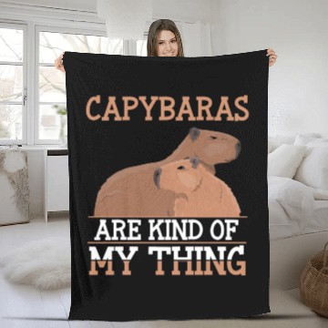 Discover Capybara Lover Women Men Animal Love Fleece Blankets