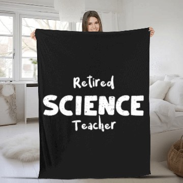 Discover Retired Science Teacher - Teacher Fleece Blankets