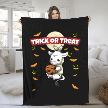Discover Trick Or Treat Scary Creepy Halloween Monster Fleece Blankets