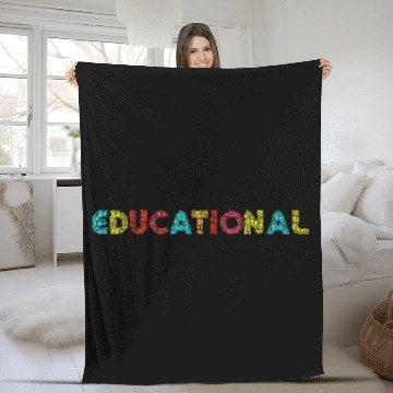 Discover educational teacher student Fleece Blankets