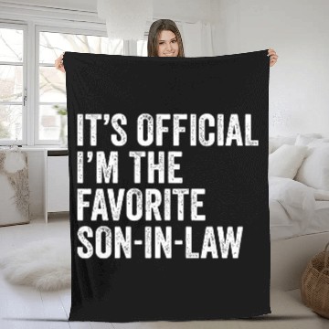 Discover Favorite Son In Law Fleece Blankets