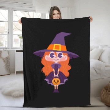 Discover Halloween Trick or Treat with Cartoon Character Fleece Blankets