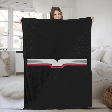 Discover Open book pages open Fleece Blankets