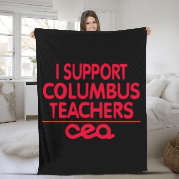 Discover columbus ohio school teachers strike oh teacher Fleece Blankets