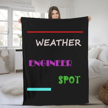 Discover Weather Engineer Spot Fleece Blankets