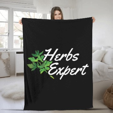 Discover Herbs Expert Herbalism Herb Herbalist Gardening Fleece Blankets