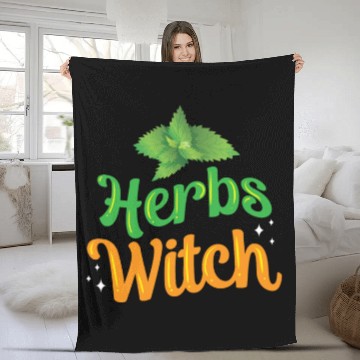 Discover Herbs Witch Herbalism Herb Gardening Herbalist Fleece Blankets