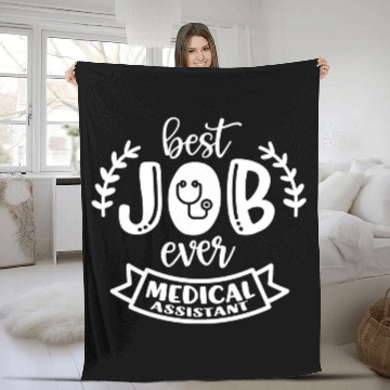 Discover Medical assistant, MA medical All Star Fleece Blankets