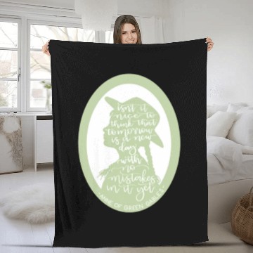 Discover Anne of Green Gables Quote Fleece Blankets