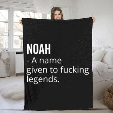Discover Noah a Name Given to Fucking Legends Fleece Blankets