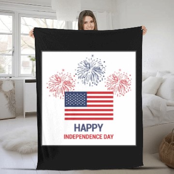 Discover American Flag Fleece Blankets: USA Patriotic For US Men