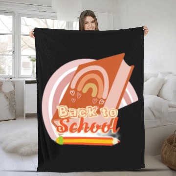 Discover Back to school funny teaching Fleece Blankets